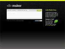 Tablet Screenshot of limaker.com