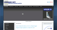Desktop Screenshot of limaker.hu