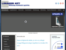Tablet Screenshot of limaker.hu
